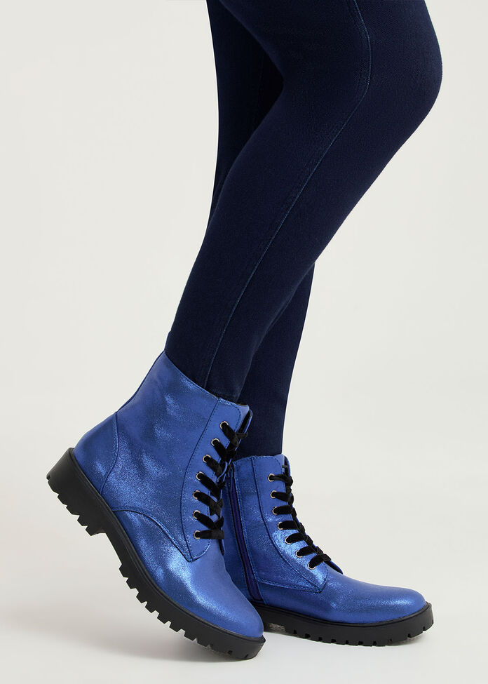 Sparkly Lace Up Boot, , hi-res