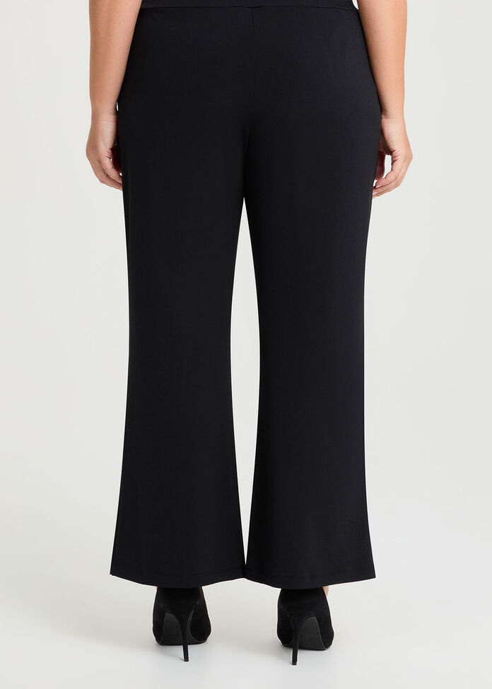 Strut Bootleg Knit Pant, BLACK, hi-res