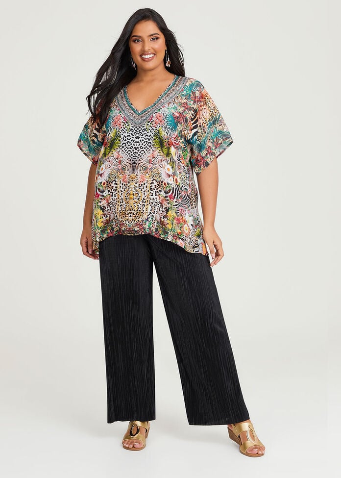 Shop Plus Size Natural Sienna Top in Multi | Taking Shape AU