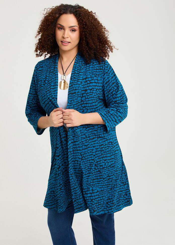 Lexie Longline Cardigan, , hi-res