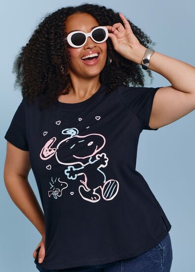 Plus Size Snoopy Puff T-shirt