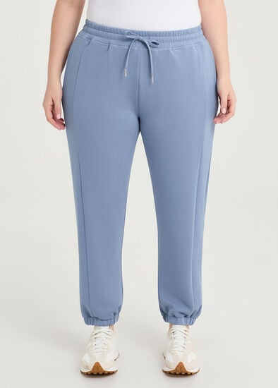 Plus Size Luxe Touch Seam Detail Jogger