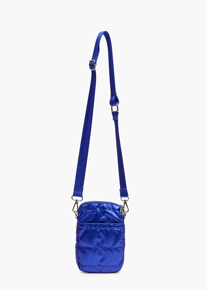 Small Soft Crossbody Bag, BLUE, hi-res
