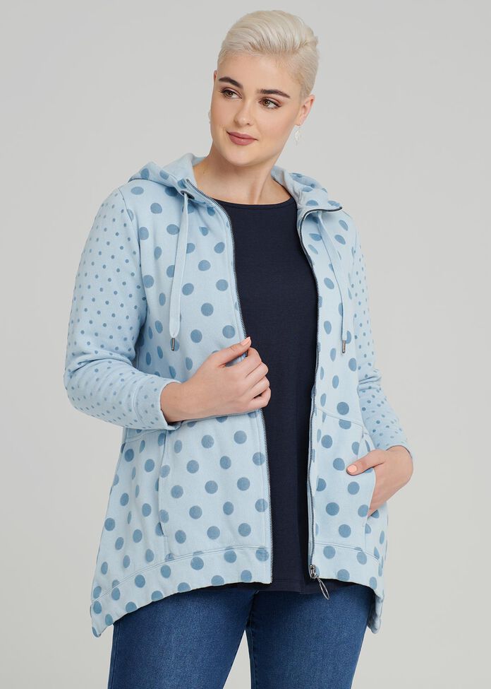 Misty Zip Hoodie, , hi-res