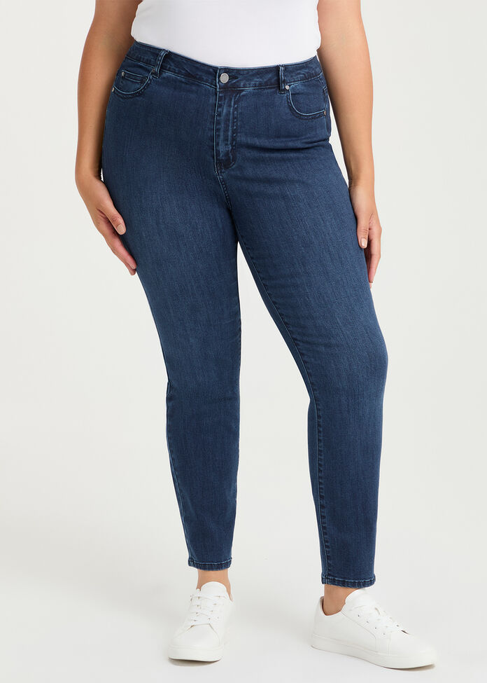 Cotton Skinny Fit Jean, , hi-res