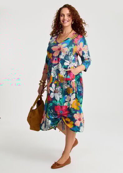 Plus Size Cotton Lily Bloom Dress
