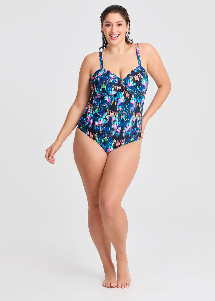Ikat One Piece Swimsuit, , hi-res