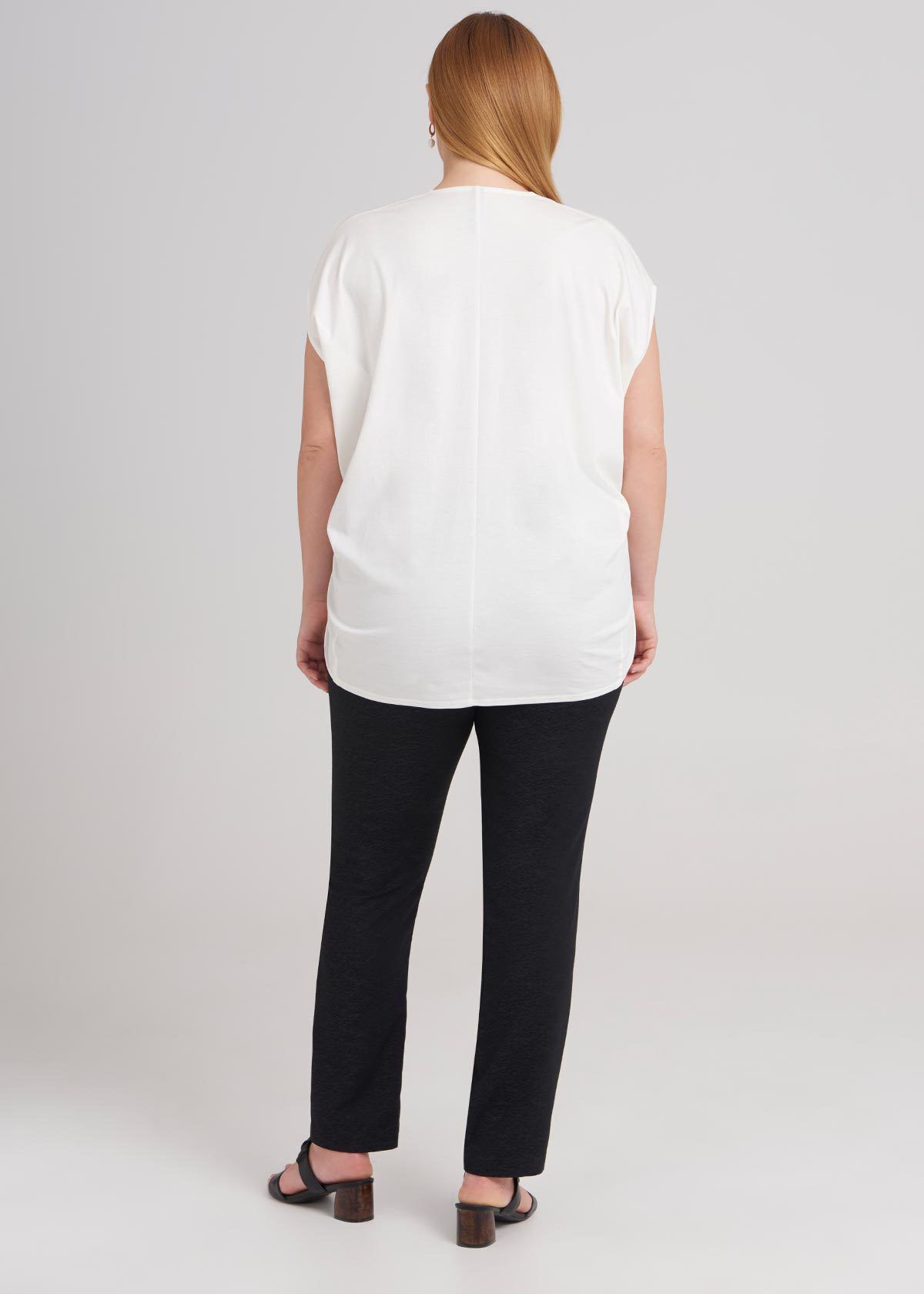 Shop Plus Size Cocoon Knit Top in White | Taking Shape US