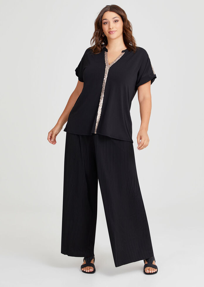 Bella Sequin Party Top, , hi-res