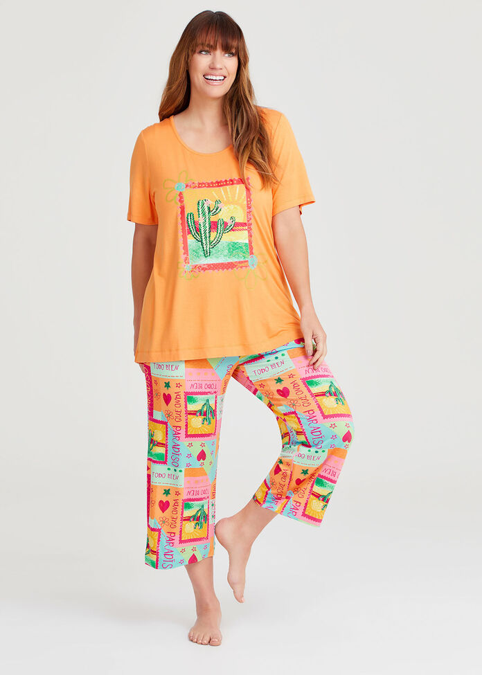 Bamboo Road Trip Pyjama Top, , hi-res