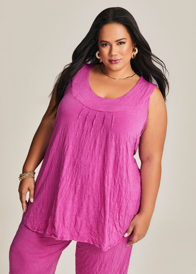 Plus Size Crushed Tank