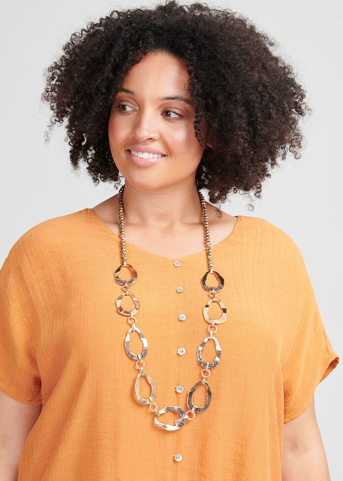 Rustic Link Necklace, , hi-res