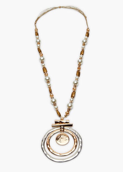 Plus Size Natural Gong Long Necklace