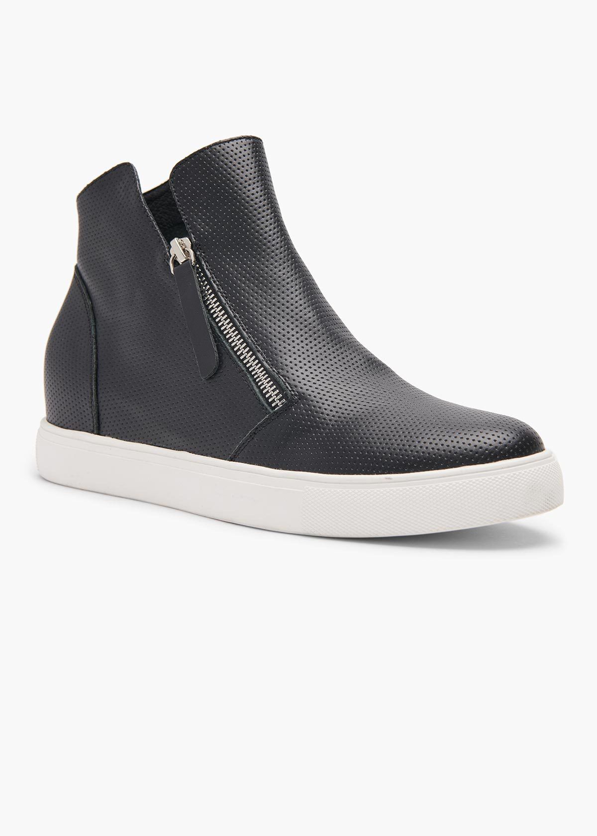zip up sneaker boots