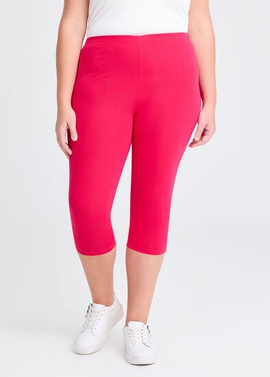 Plus Size Good Earth Australian Cotton Crop Legging