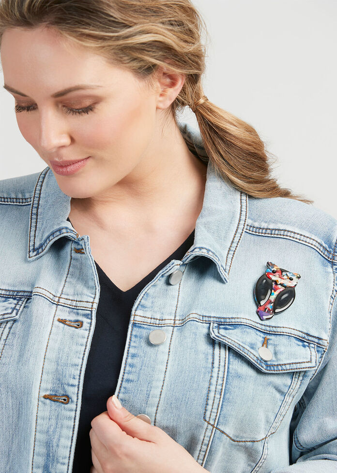 Night Life Brooch, , hi-res