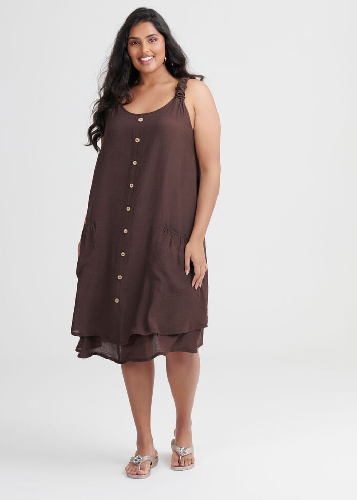 Sweet Escape Buttons Dress, , hi-res