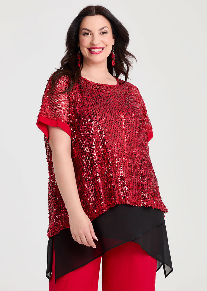 Sequins Keira Overtop, , hi-res