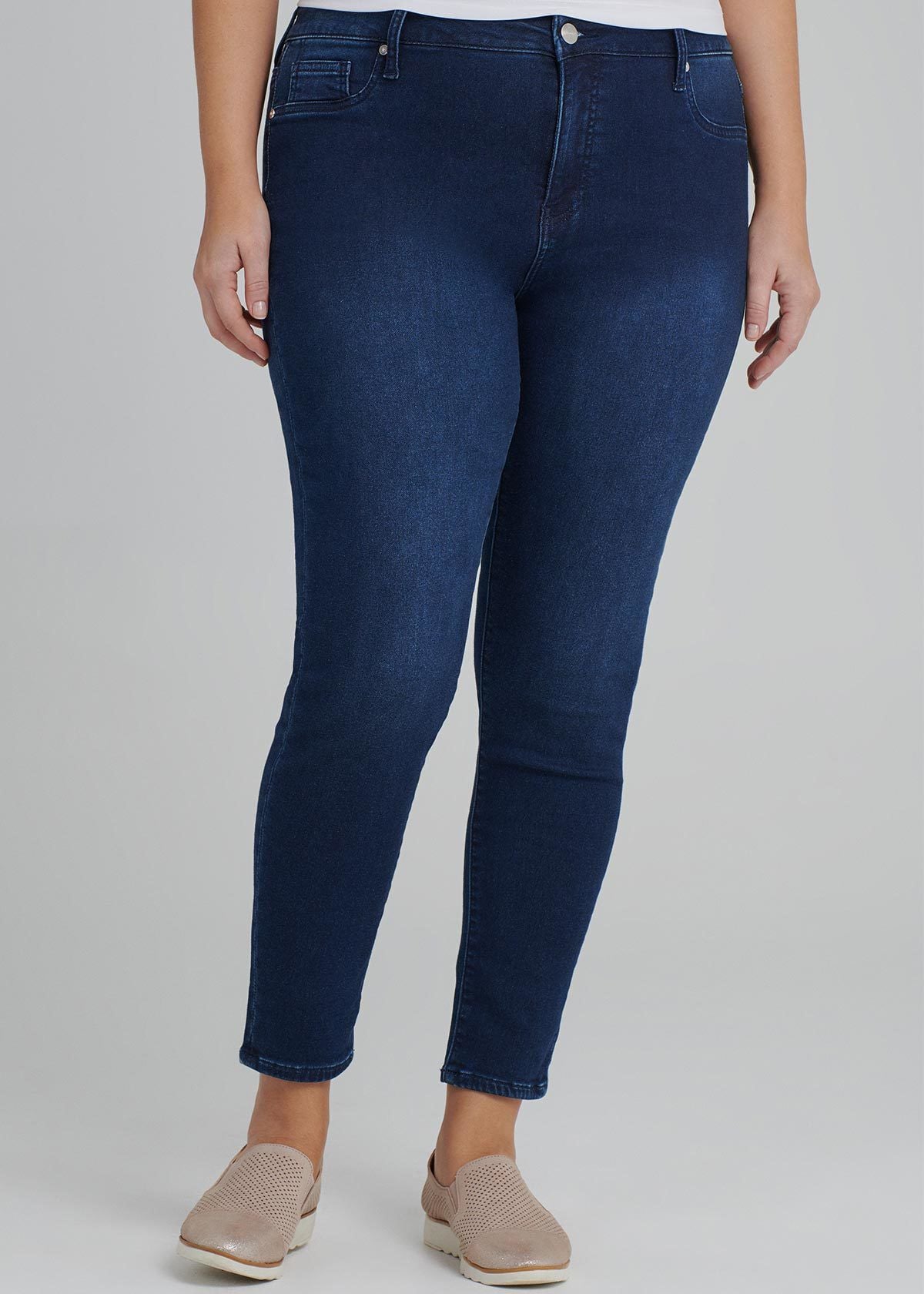 The Petite Girlfriend Jean in Blue in 
