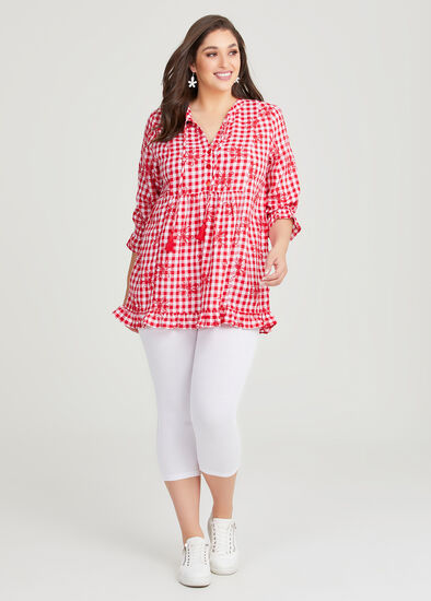 Plus Size Good Earth Australian Cotton Crop Legging