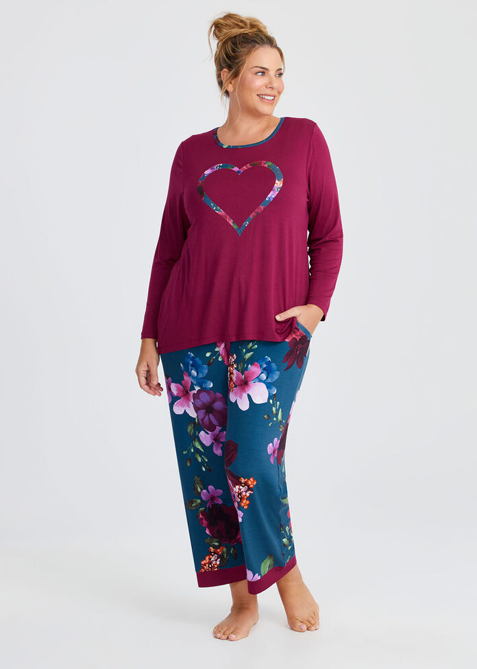 Bamboo Romance Pyjama Top, , hi-res