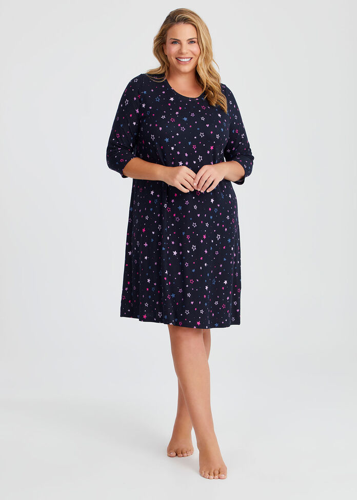 Lounge Starry Night Nightie, , hi-res