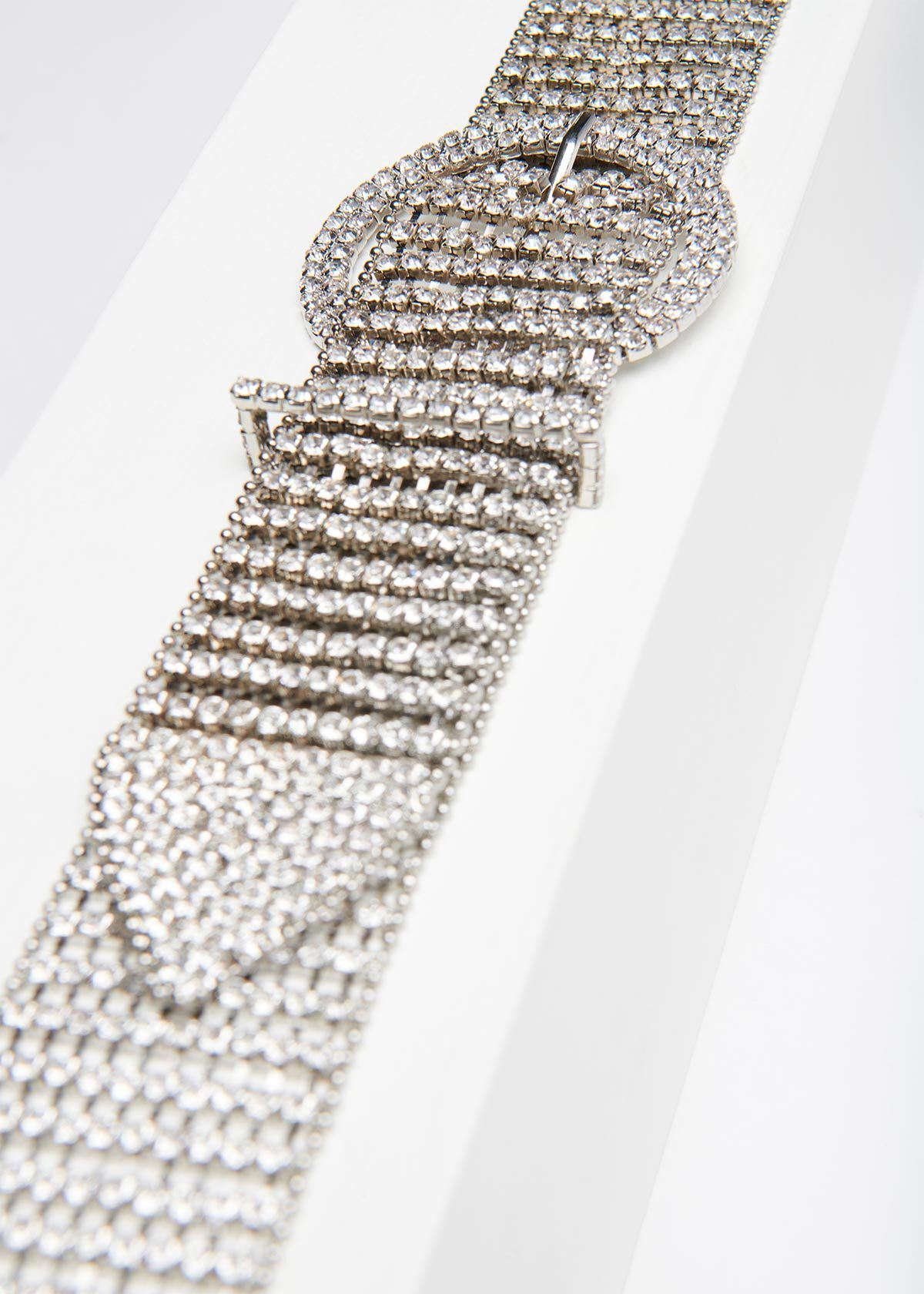Silver bling belt online