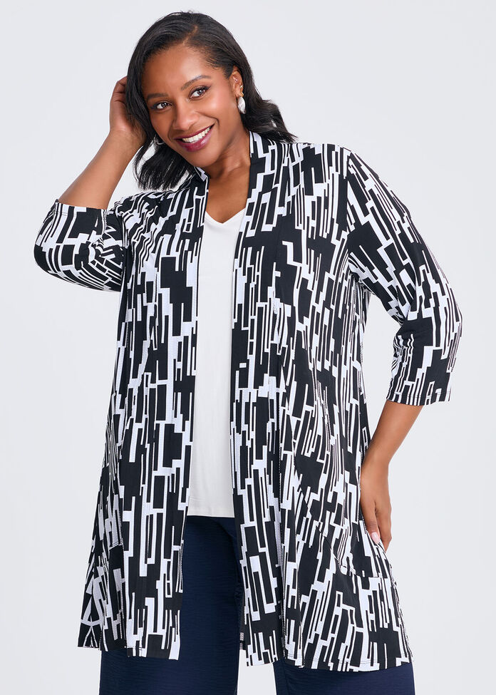 Lexie Longline Cardigan, , hi-res