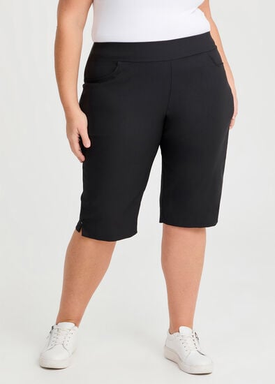 Plus Size Petite Editorial Base Pocket Short