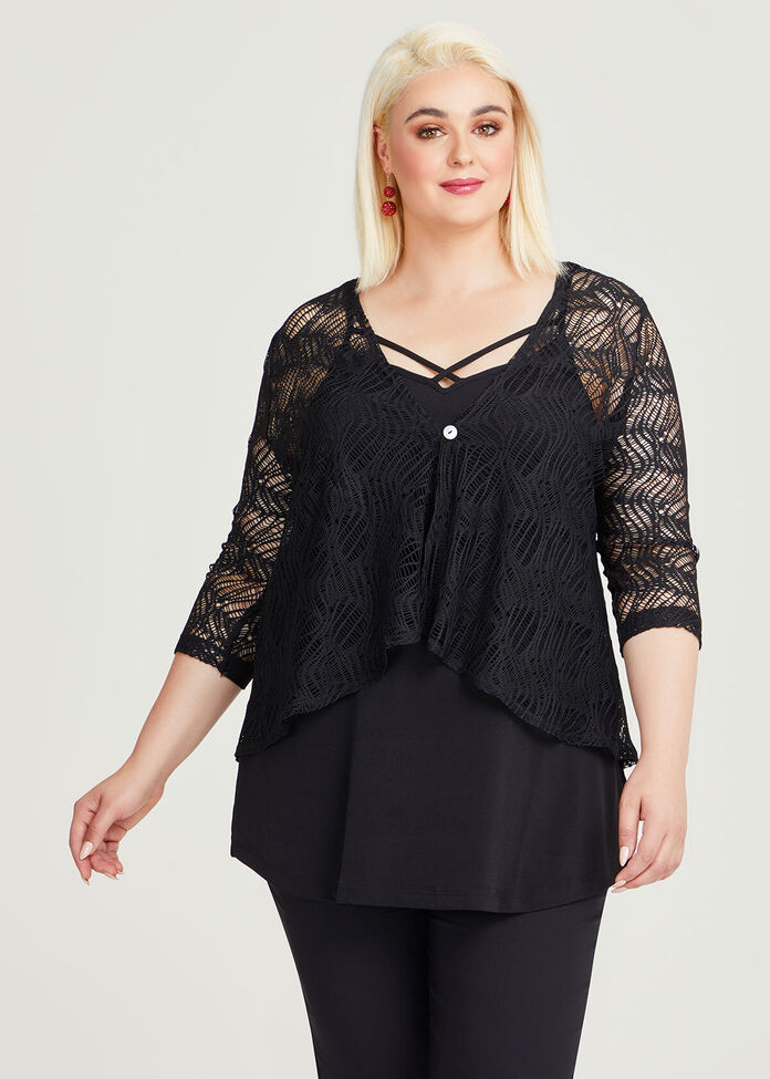 Shop Plus Size Nancy Cardigan in Black | Sizes 12-30 | Taking Shape AU