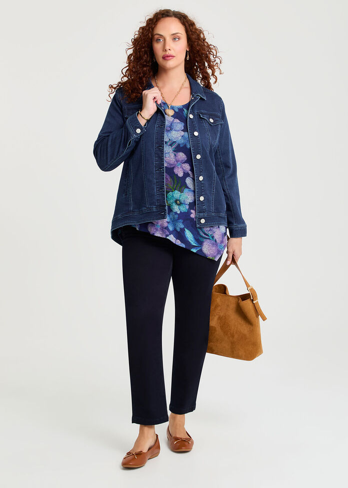 Bamboo Painted Floral Cosy Top, , hi-res