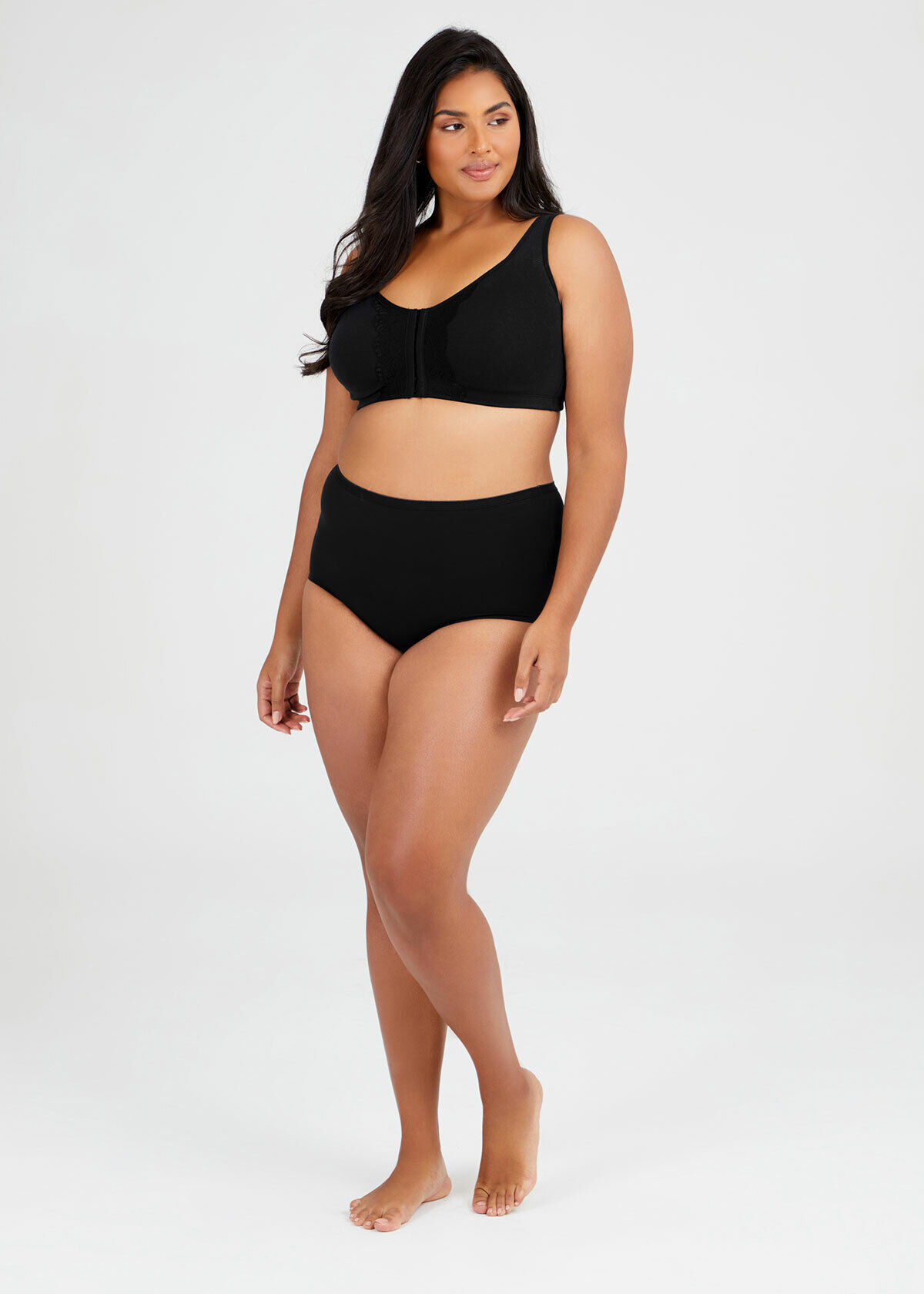 Shop Wirefree Lace Trim Bra Sizes 20-24 