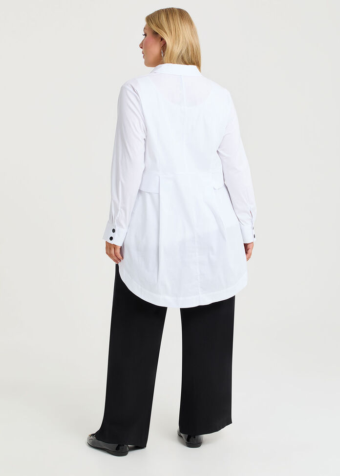 Cotton Stretch Elodie Shirt, , hi-res