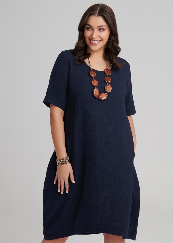 Cotton Mellieha Dress, , hi-res