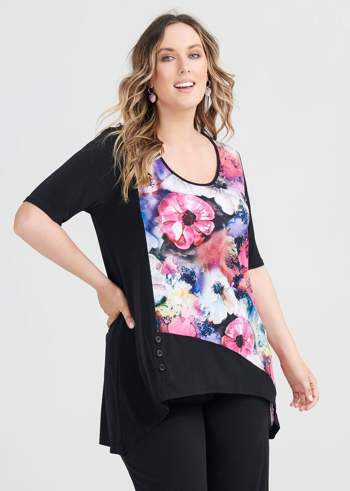 Shop Plus Size Floral Society Top in Print | Taking Shape AU