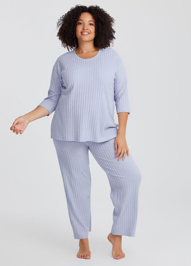 Plus Size Cosy Rib Lounge Pant