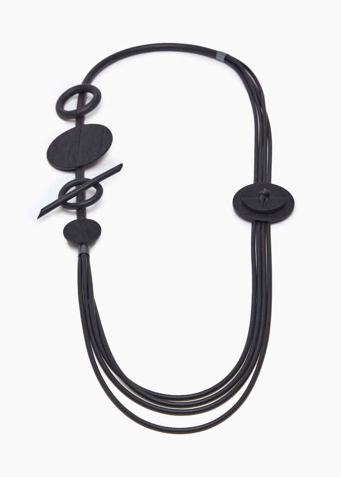 Shop Rubber Disc Multi Cord Necklace Accessories Taking Shape AU