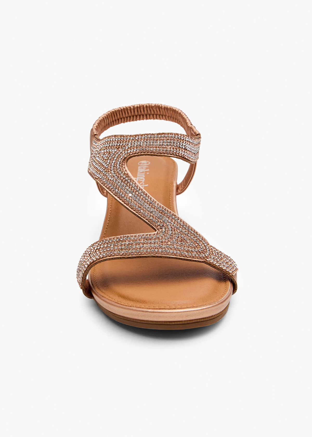 Wide width rose gold sandals outlet
