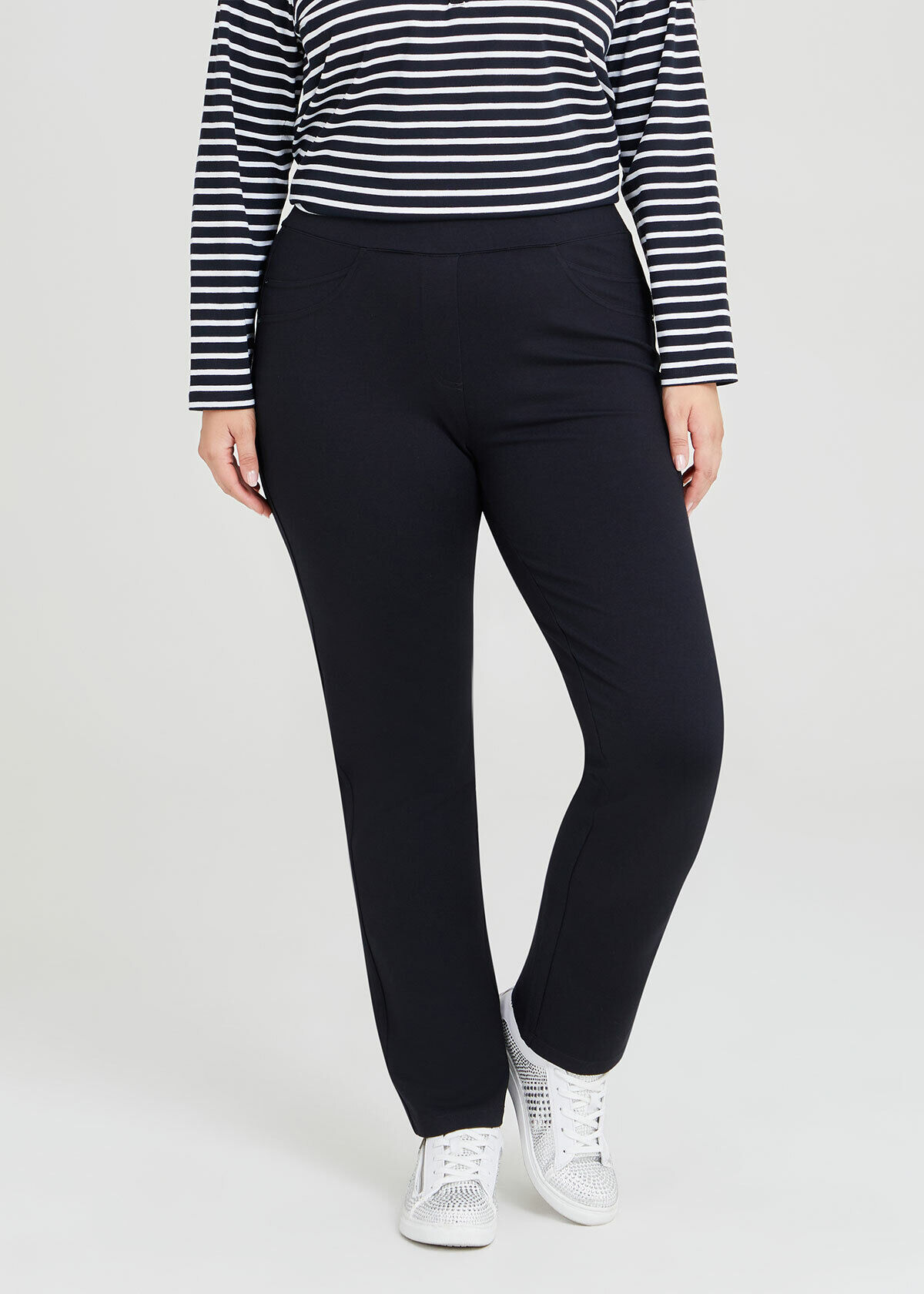 Plus Size Women's Straight Leg Pants 