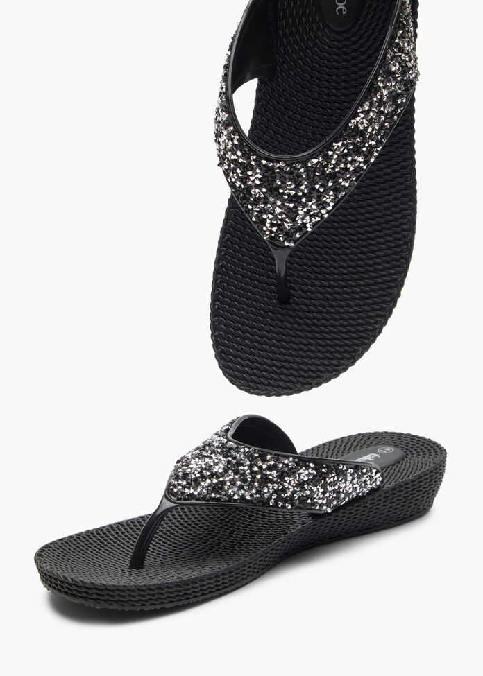 Sparkle Jelly Flip Flop, , hi-res