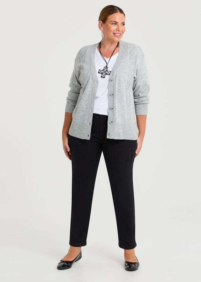 Soft Touch Cable Cardigan, , hi-res