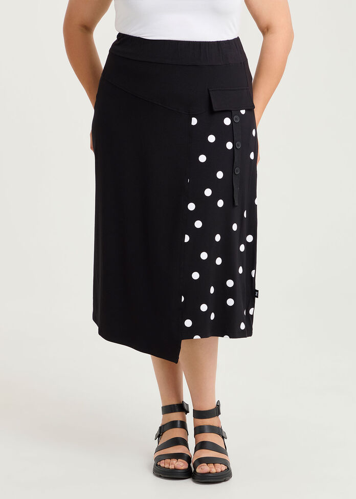 Natural Spot On Skirt, , hi-res