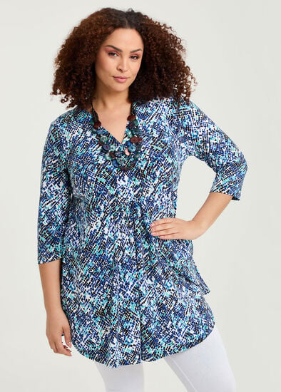 Plus Size Susie V-neck Tunic