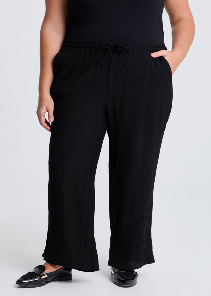 Cristy Crinkle Wide Leg Pant, , hi-res