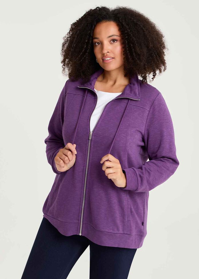 Funnel Neck Active Jacket, , hi-res