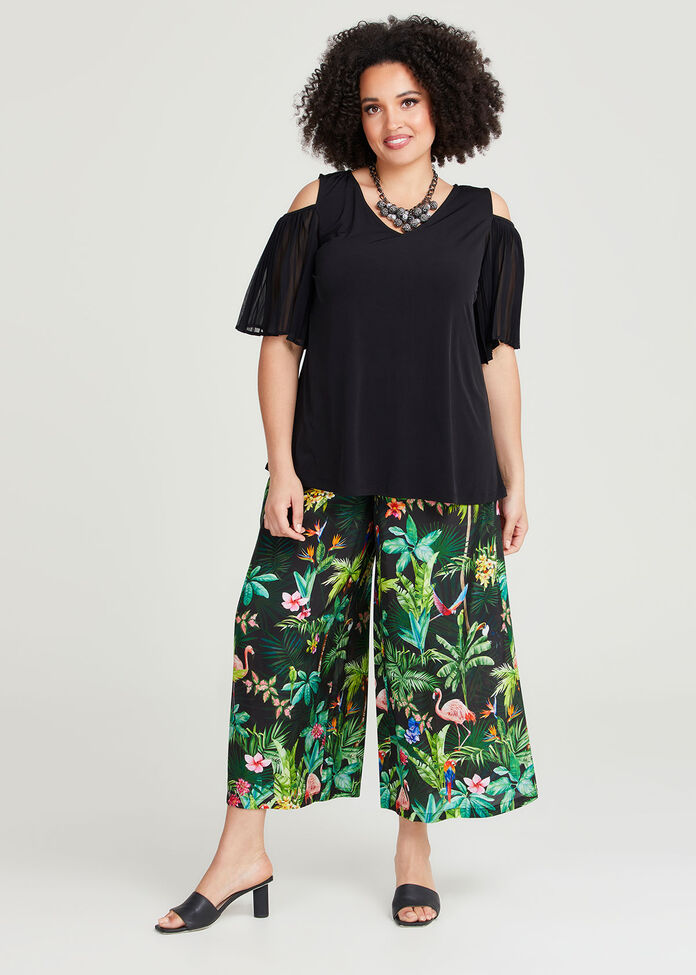 Shop Plus Size Mary Natural Palm Pant in Multi | Taking Shape AU