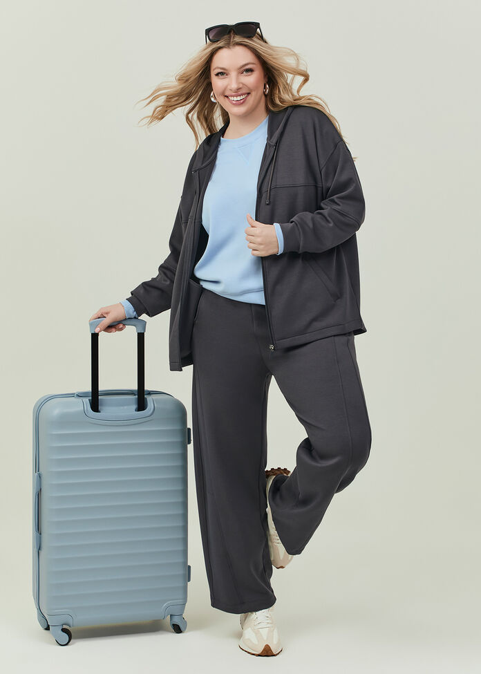 Luxe Touch Seam Wide Leg Trackpant, , hi-res