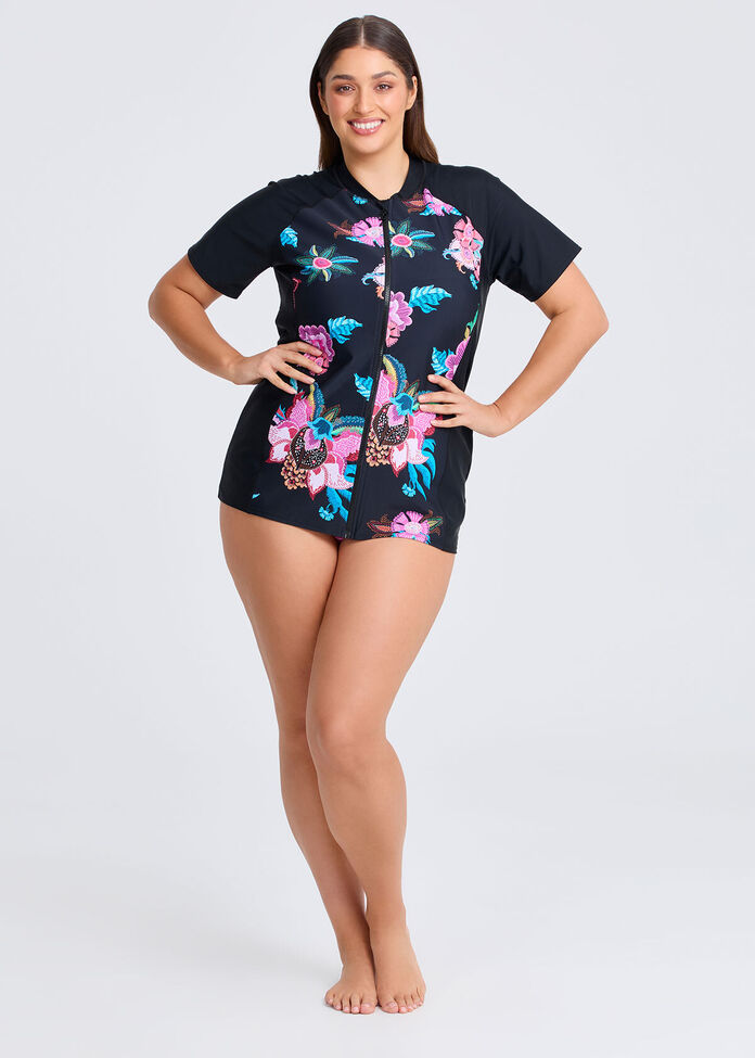 Island Getaway Rash Vest, , hi-res