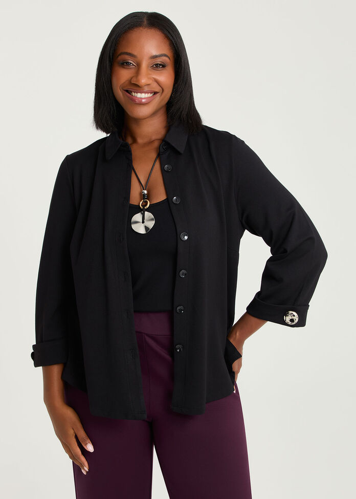 Swing Bamboo Ponte Jacket, , hi-res