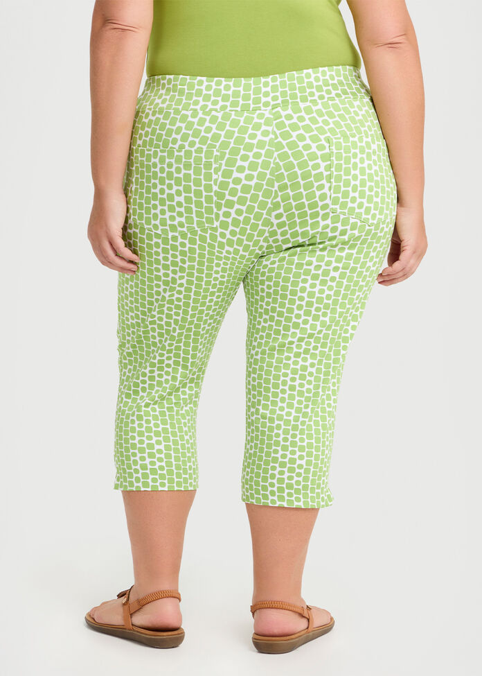 Petite Astract Squares Pant, , hi-res